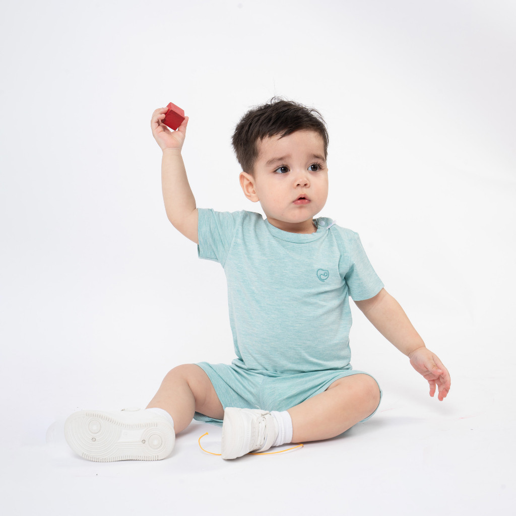 Tổng hợp bộ ngắn tay sợi tre tự nhiên cho bé 12 tháng - 4 tuổi | Quần áo BuBaby chính hãng