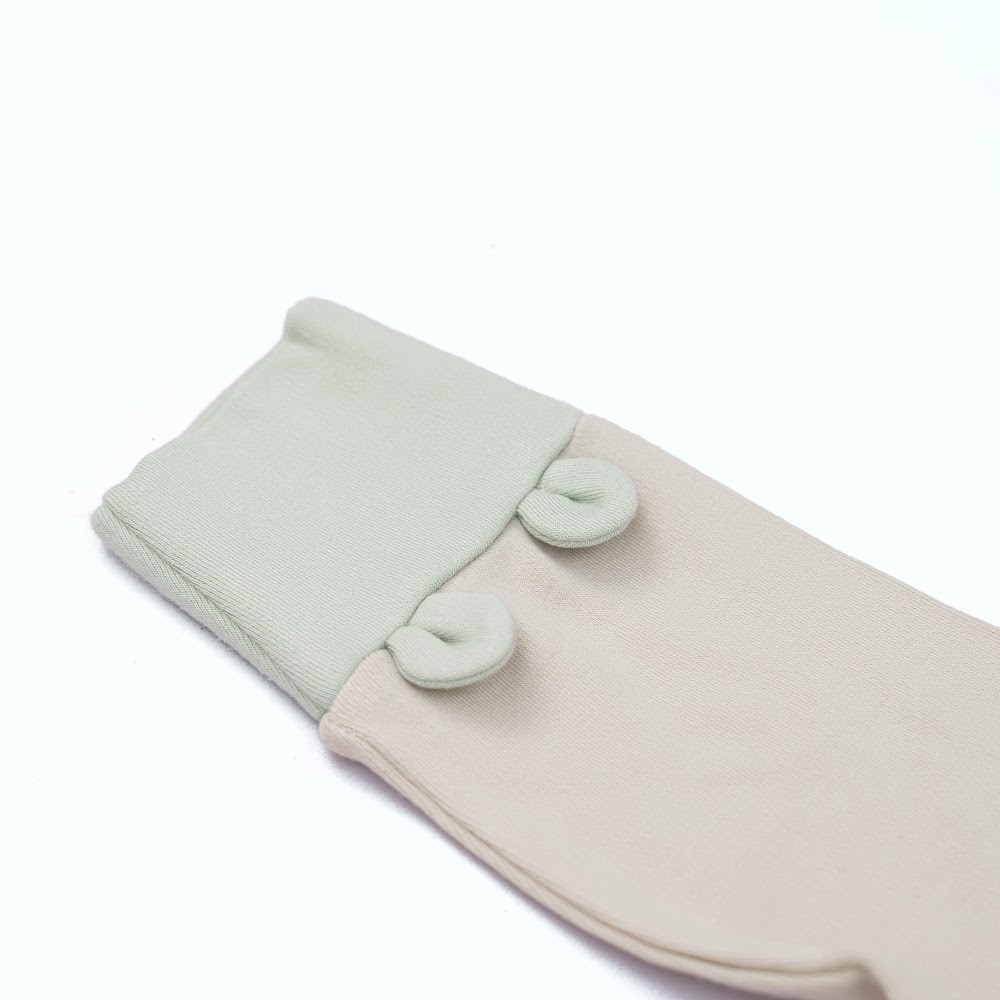 (NB-3M) Bộ dài tay cài chéo sơ sinh sợi tre BU Bambus BBB1108FF | Quần áo BU Baby chính hãng