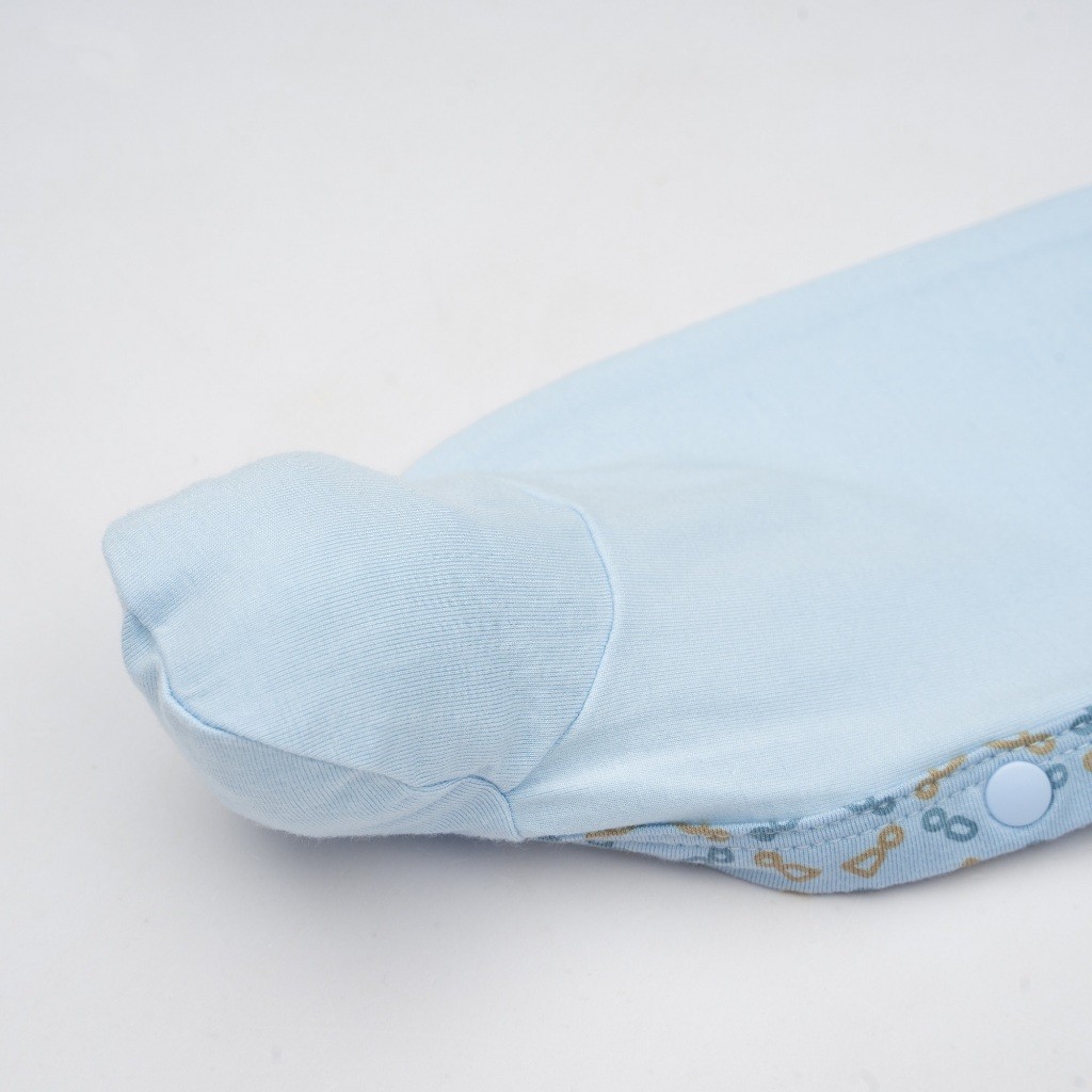 Body dài tay cài giữa cho bé sơ sinh chất liệu sợi tre mềm mại - Bambus BBB2102NS | Quần áo BuBaby chính hãng