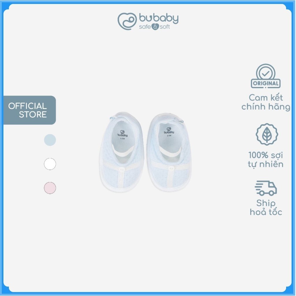 (6M-12M) Giày vải chần bông - BU Quilted ABS420000  | Phụ kiện BuBaby chính hãng
