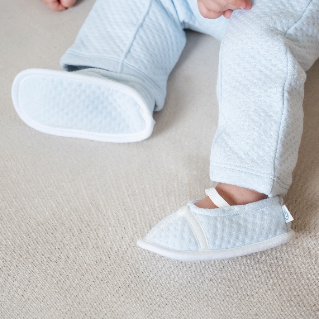 (6M-12M) Giày vải chần bông - BU Quilted ABS420000  | Phụ kiện BuBaby chính hãng