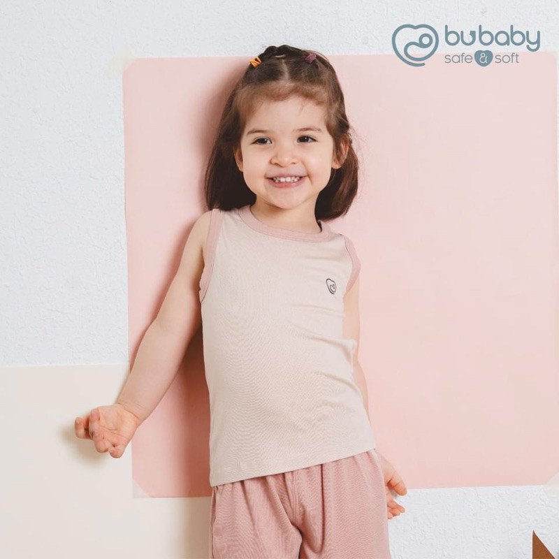 (1Y-5Y) Bộ sát nách cổ tròn BSR140401 Bu Siro - Bu baby bé trai - Bu baby bé gái Quần áo Bu baby