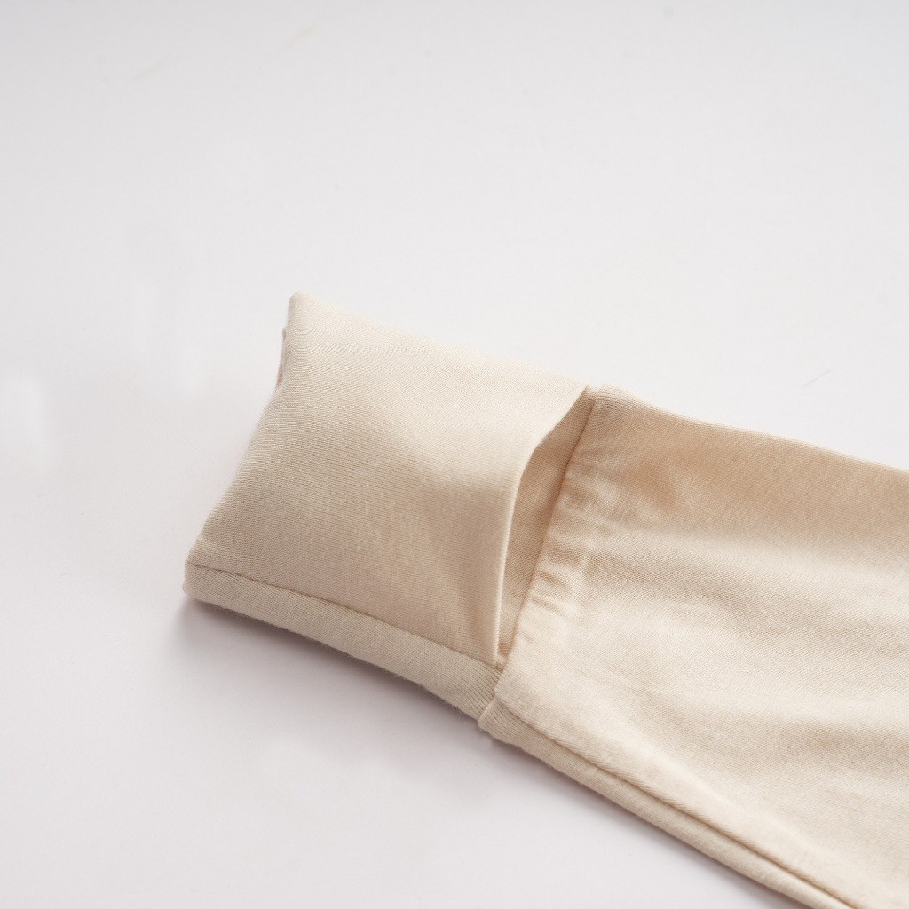 Bộ dài tay cài chéo cho bé sơ sinh vải sợi tre mểm mại - Bambus BBB110803 | Quần áo BuBaby chính hãng