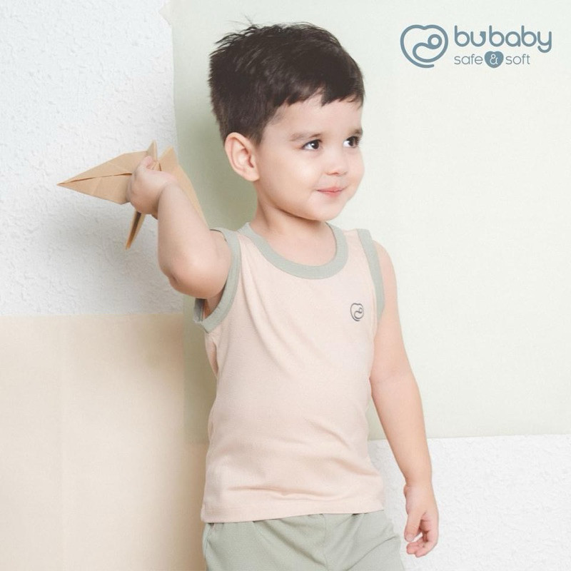 (1Y-5Y) Bộ sát nách cổ tròn BSR140401 Bu Siro - Bu baby bé trai - Bu baby bé gái Quần áo Bu baby