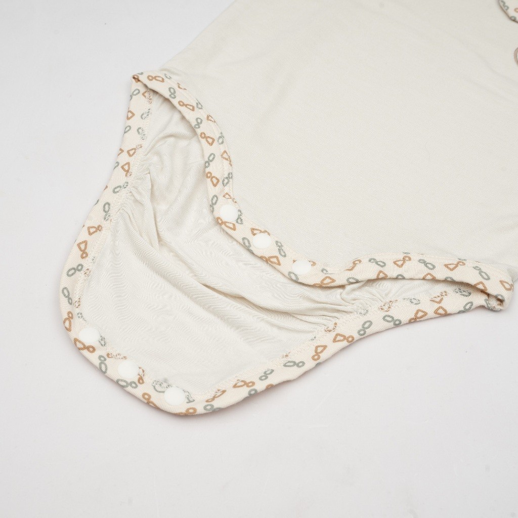 Bodychip kèm quần dài tay cho bé sơ sinh chất liệu sợi tre mềm mại - Bambus BBB1103CE | Quần áo BuBaby chính hãng