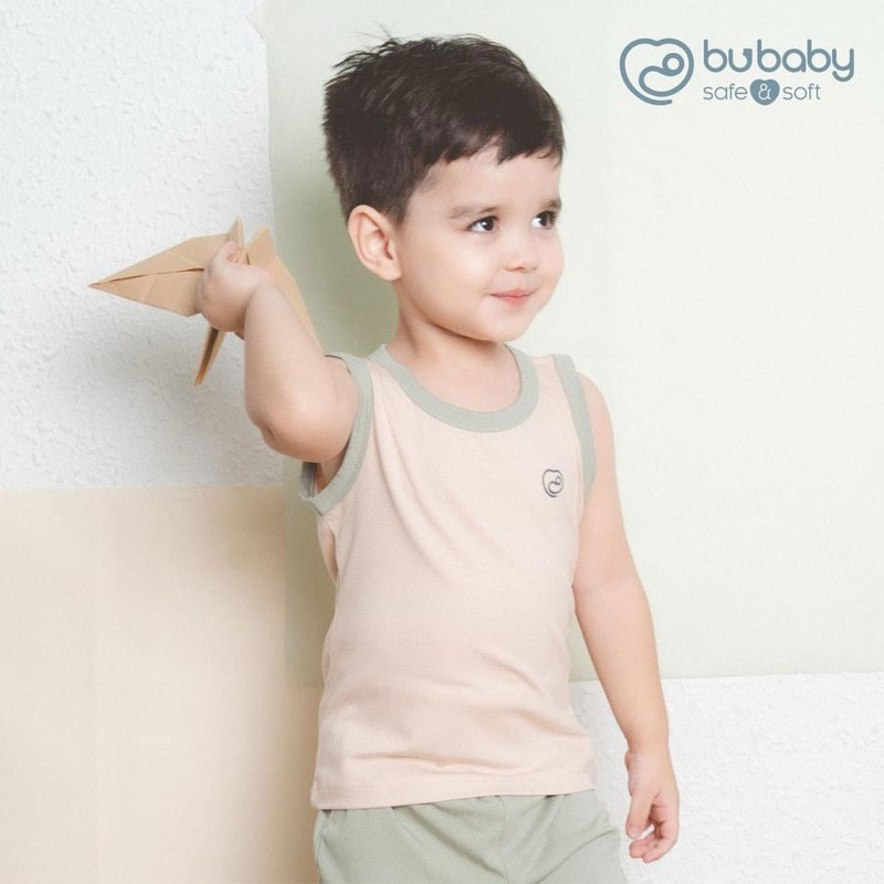 (1Y-5Y) Bộ sát nách cổ tròn BSR140401 Bu Siro - Bu baby bé trai - Bu baby bé gái Quần áo Bu baby