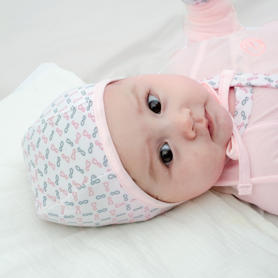 Mũ buộc dây Bonnet dễ thương chất liệu mềm mại, thoải mái cho bé - Bambus ABB1943NS | Phụ kiện BuBaby chính hãng