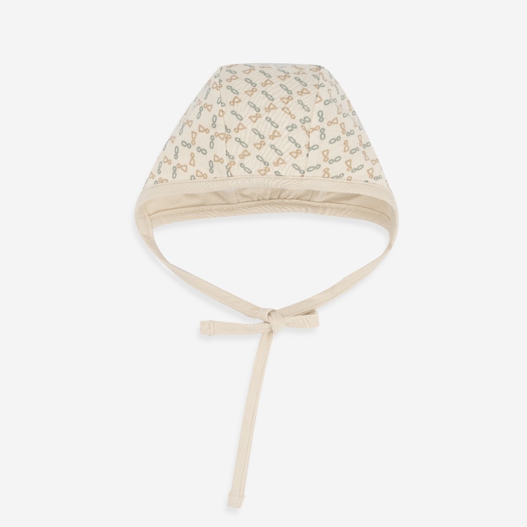 Mũ buộc dây Bonnet dễ thương chất liệu mềm mại, thoải mái cho bé - Bambus ABB1943NS | Phụ kiện BuBaby chính hãng