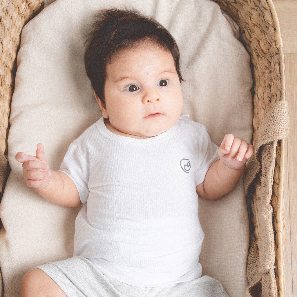 (3M-12M) Áo ngắn tay cổ tròn cho bé trai, bé gái BSR330402 - Áo bubaby bé trai - Áo bubaby bé gái Siro