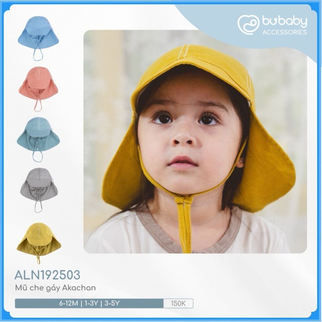 Mũ Che Gáy Akachan ALN192501 ALN192503 BU Baby  | Phụ kiện BUBaby chính hãng