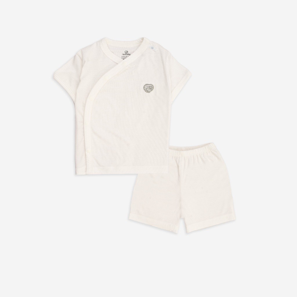 (0-6M) Bộ quần áo ngắn tay cài chéo BSR130800 - Bu baby sơ sinh – Quần áo Bubaby