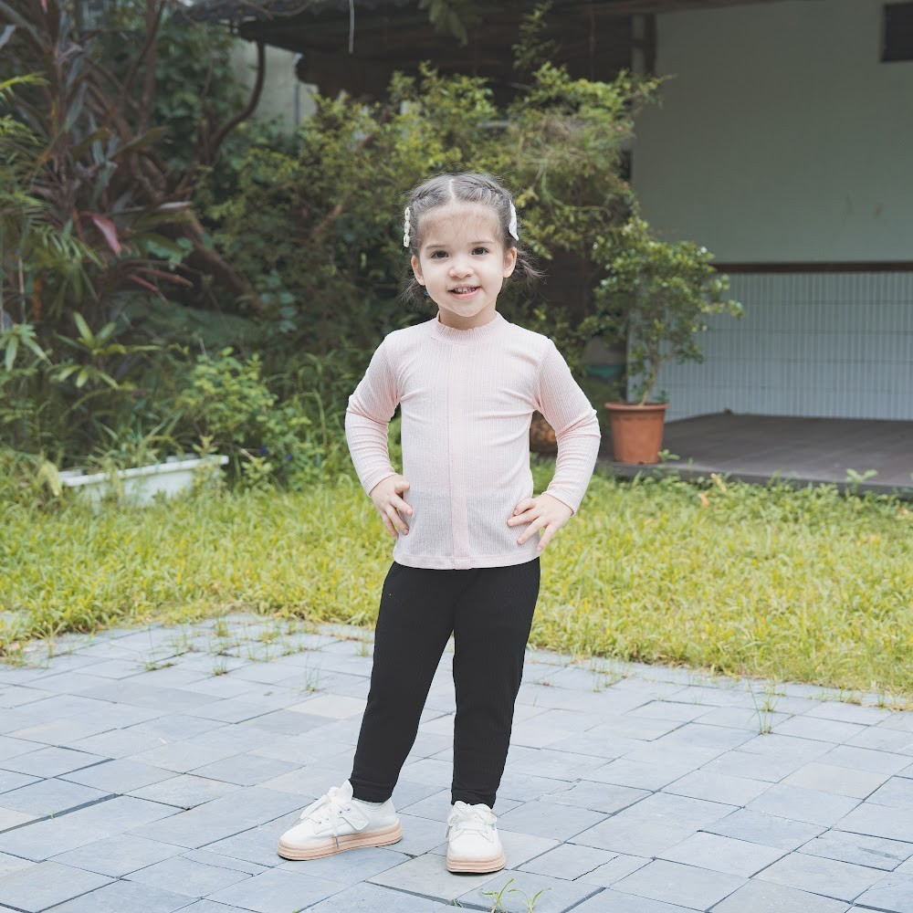 (1-5Y) Bộ dài tay cao cổ len ấm áp cho bé BWL110901 Bubaby bé trai – Bubaby bé gái – Quần áo Bubaby