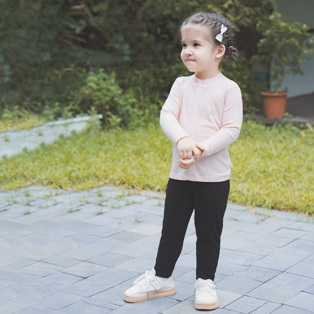 (1-5Y) Bộ dài tay cao cổ len ấm áp cho bé BWL110901 Bubaby bé trai – Bubaby bé gái – Quần áo Bubaby