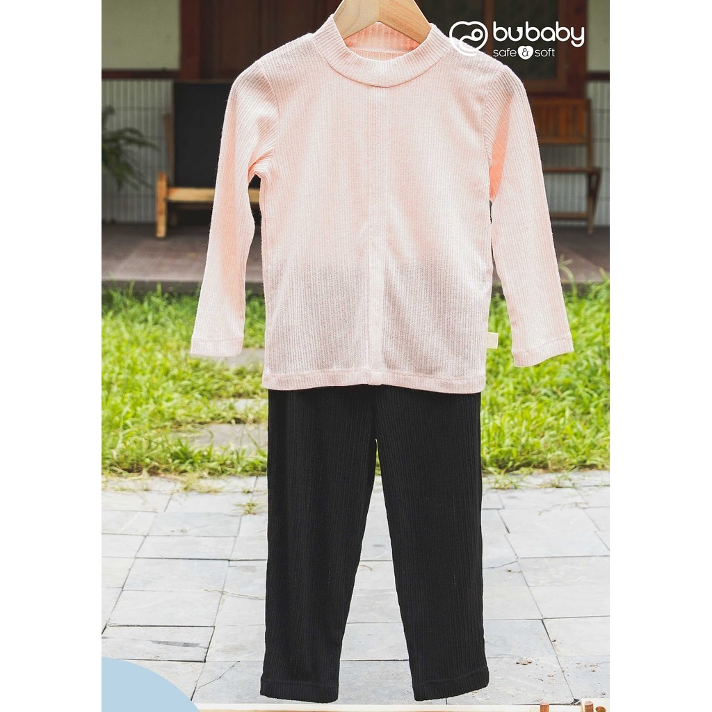 (1-5Y) Bộ dài tay cao cổ len ấm áp cho bé BWL110901 Bubaby bé trai – Bubaby bé gái – Quần áo Bubaby