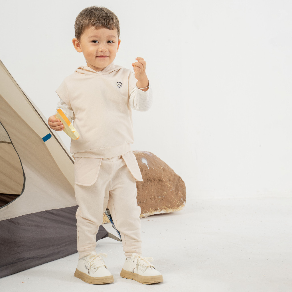 Bộ quần áo gile có mũ - Terry BBC191701 | Quần áo chính hãng