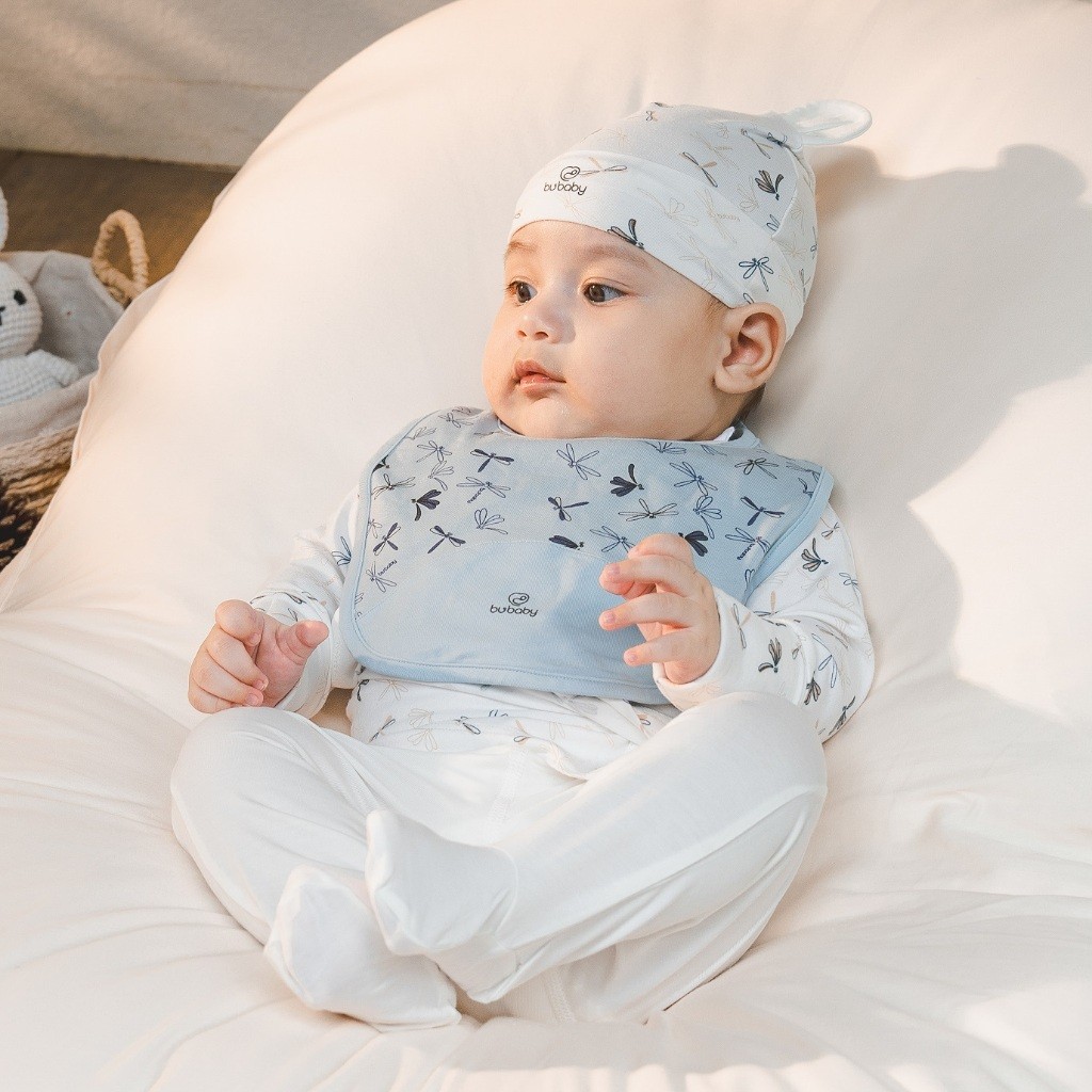 Yếm cho bé sơ sinh ABB011002 ABB0107DN ABB012000 - Yếm Bubaby - Bubaby sơ sinh - Mũ Bubaby - Bao tay Bu baby - Yếm cổ