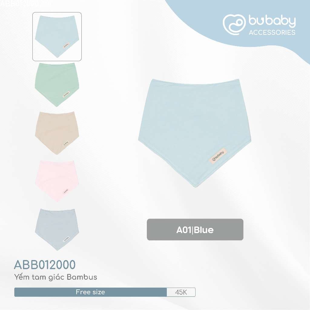 Yếm cho bé sơ sinh ABB011002 ABB0107DN ABB012000 - Yếm Bubaby - Bubaby sơ sinh - Mũ Bubaby - Bao tay Bu baby - Yếm cổ