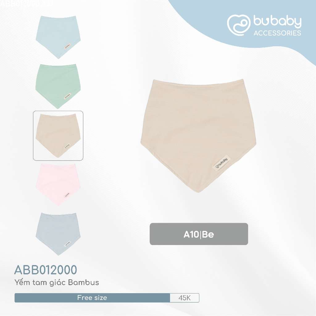 Yếm cho bé sơ sinh ABB011002 ABB0107DN ABB012000 - Yếm Bubaby - Bubaby sơ sinh - Mũ Bubaby - Bao tay Bu baby - Yếm cổ