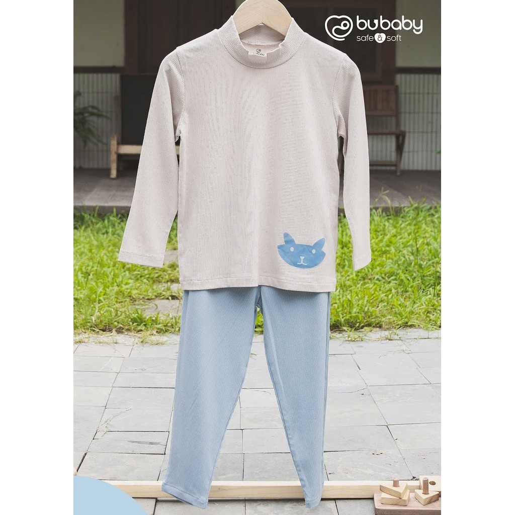 (1-5Y) Bộ dài tay cao cổ mềm mại BU cho bé BSR1109FF  Bubaby bé trai – Bubaby bé gái – Quần áo Bubaby