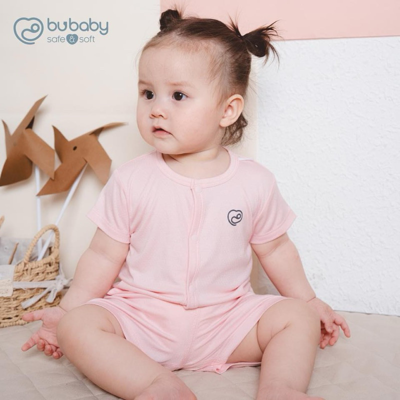 (0-1Y) Bộ ngắn tay cài giữa BSR130203 Bu Baby Siro - Bu baby bé trai - Bu baby bé gái