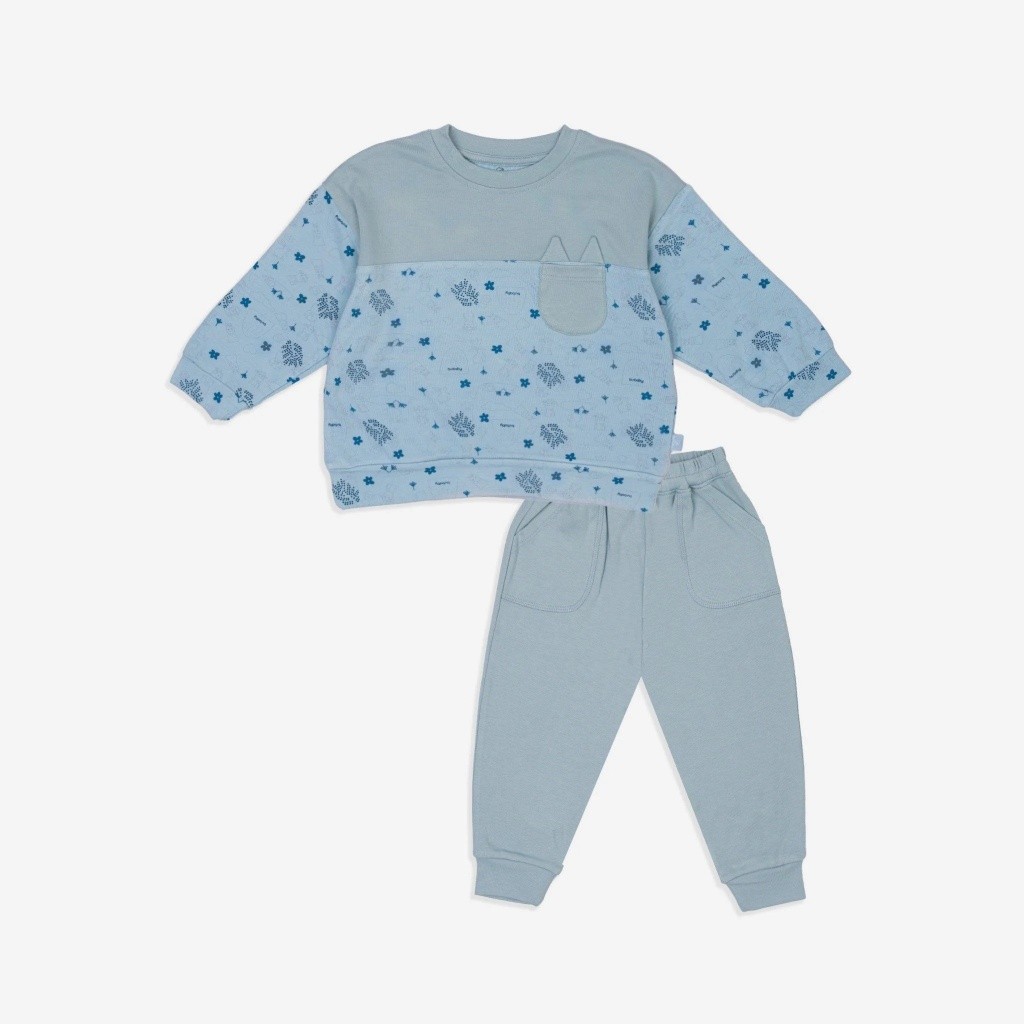 (6M-5Y) Bộ dài tay thu đông BU cho bé trai, bé gái BCT1104FF Bubaby bé trai – Bubaby bé gái – Quần áo Bubaby