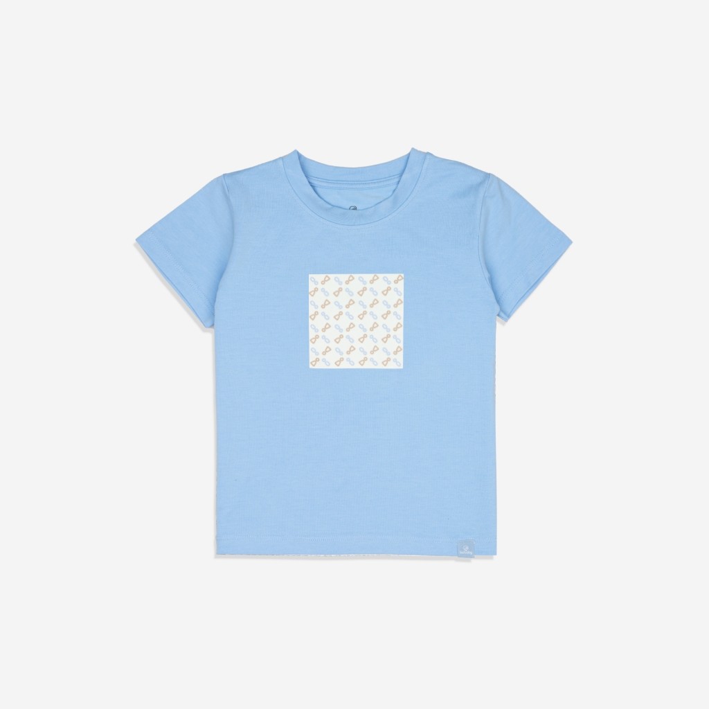 (1Y-5Y) Áo ngắn tay cổ tròn co giãn thoải mái cho bé - Áo bé trai - Áo Bubaby bé gái Quần áo BuBaby Signature BBC330404