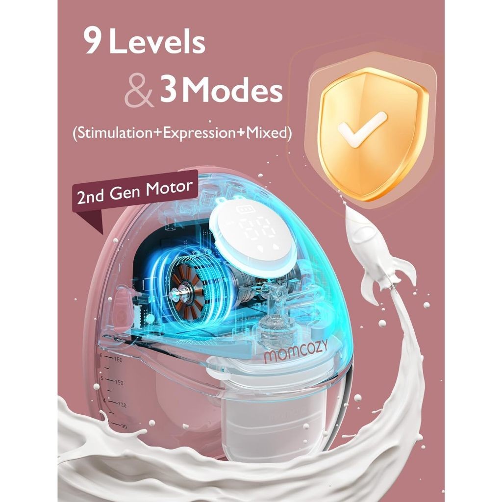 Máy Hút Sữa Rảnh Tay Không Dây Momcozy M6 Chính hãng 2024