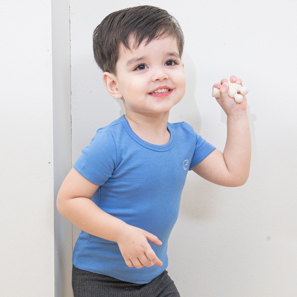 Set 3 áo ngắn tay cổ tròn thoái mái, thuận tiện cho bé - Molist BMD330401 | Quần áo BuBaby chính hãng