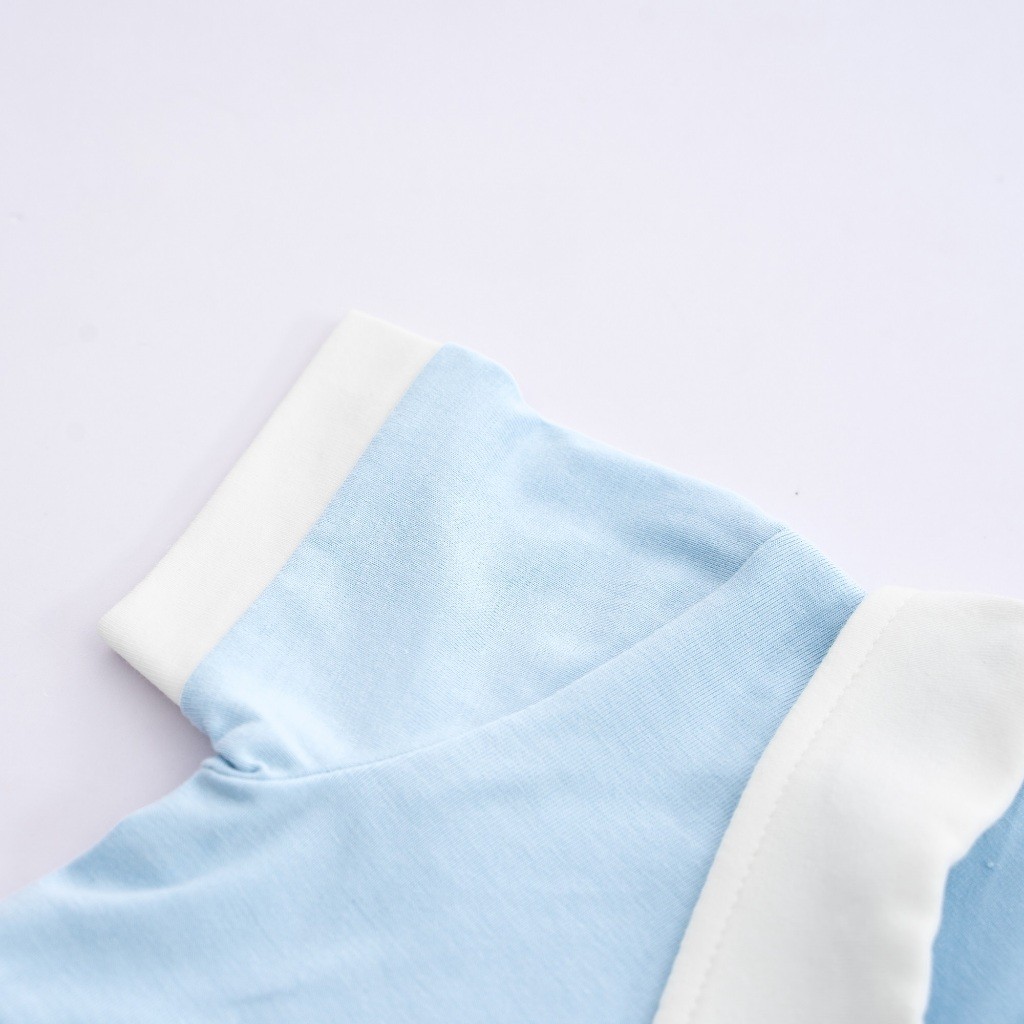 (0-12M) Bộ đồ liền thân ngắn tay cổ Peterpan Kyomi cho bé  - BBC230301 | Quần áo BuBaby chính hãng