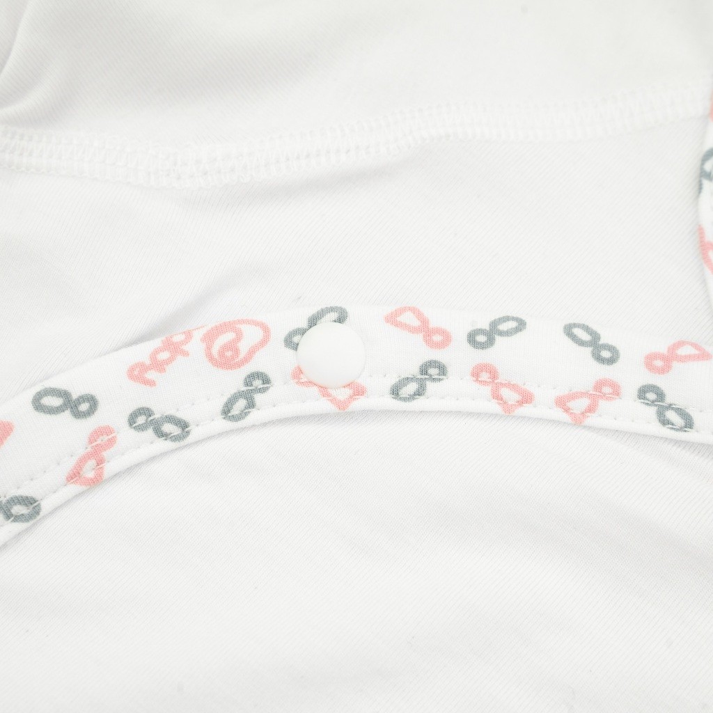 (NB - Blue) Bộ dài tay cài chéo Iconic sợi tre co giãn thoải mái thuận tiện cho bé BuBaby BBB1108NS - Quần áo BuBaby