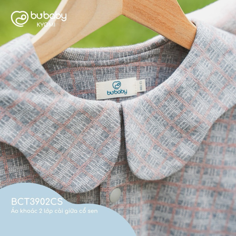 (6M-4Y) Bubaby áo khoác 2 lớp cho bé gái - Bu baby bé gái - Áo khoác mùa đông Bubaby