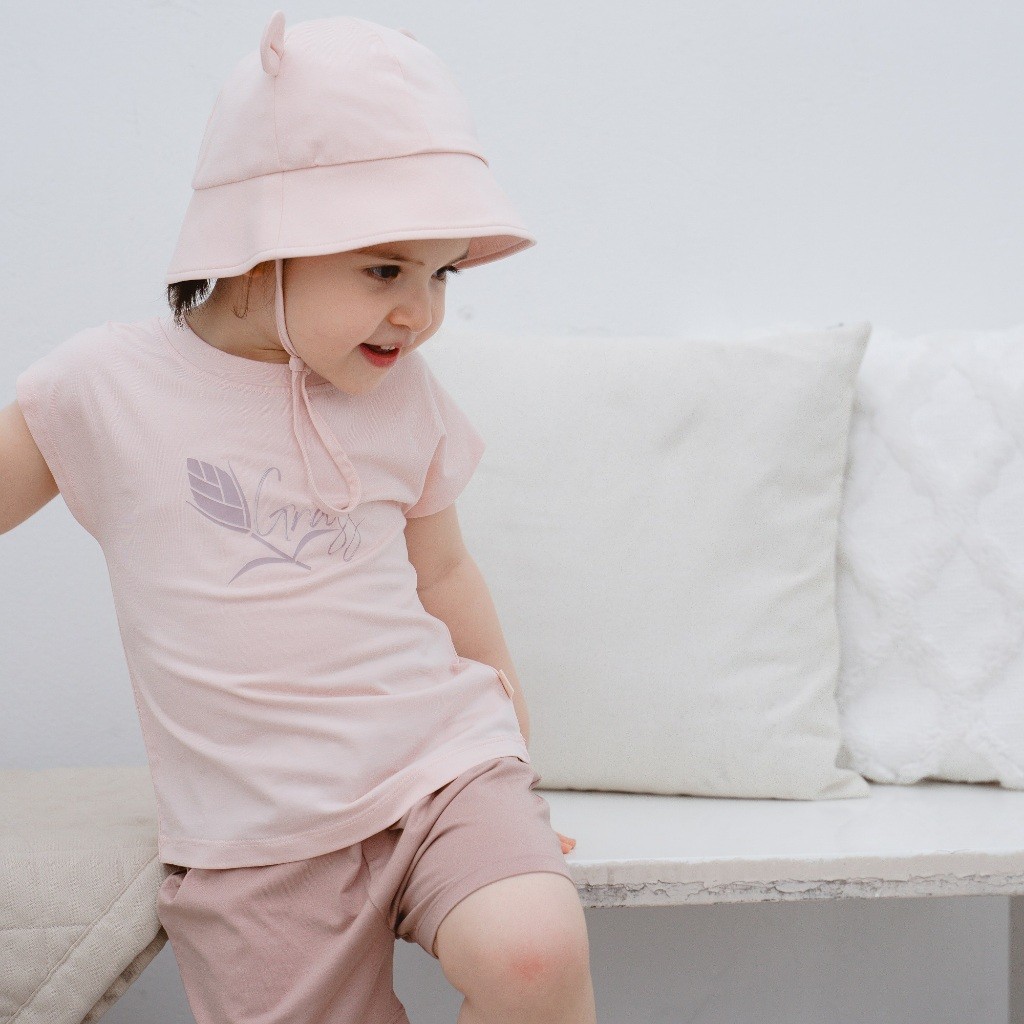 (1Y-5Y) Bộ quần áo sát nách cổ tròn Muda cho bé trai, bé gái - Bamco BBC1404MD | BuBaby chính hãng