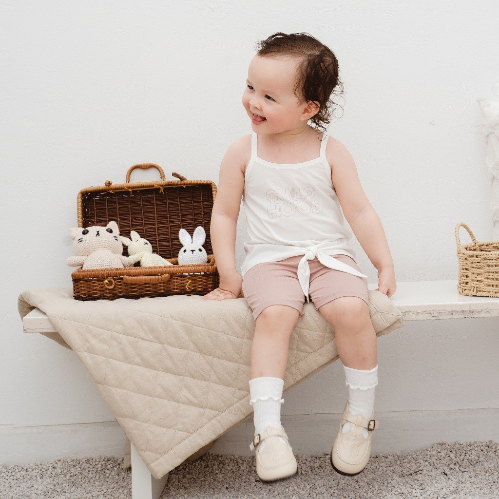 Bộ quần áo 2 dây cho bé gái Muda từ 12 tháng đến 5 tuổi - Kyomi BBC1531MD | Quần áo chính hãng