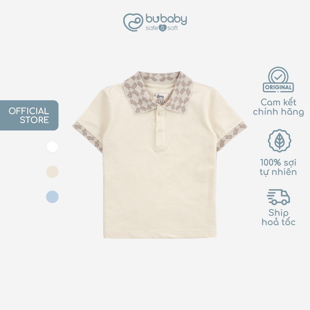 (4Y-5Y) Áo ngắn tay  Bu baby cổ Polo BPN330303 - Áo cho bé trai, bé gái Ponie  Bu baby bé trai -  Bu baby bé gái