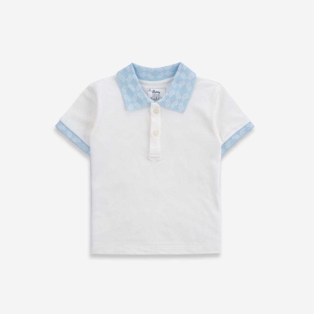 (4Y-5Y) Áo ngắn tay  Bu baby cổ Polo BPN330303 - Áo cho bé trai, bé gái Ponie  Bu baby bé trai -  Bu baby bé gái
