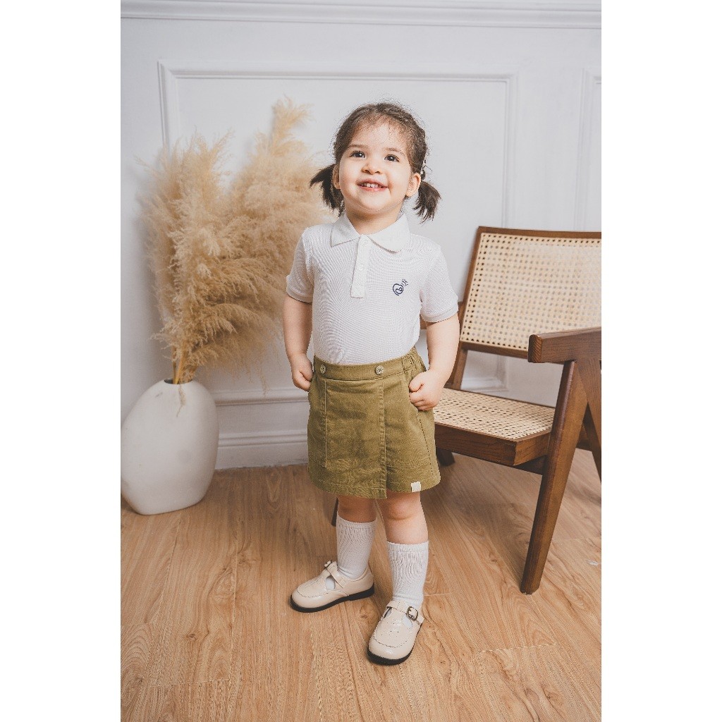 (1Y-4Y) Áo ngắn cổ Polo Ponie Glory BPN3303GL cho bé trai, bé gái  Ponie - Áo Bubaby - Áo Bubay bé trai - Bubaby bé gái