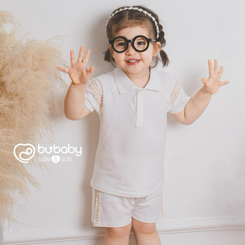 (3Y-5Y)Bộ quần áo ngắn tay cổ Polo Ponie cho bé trai, bé gái - Ponie BPN130300 | Bu baby bé trai - Bu baby bé gái