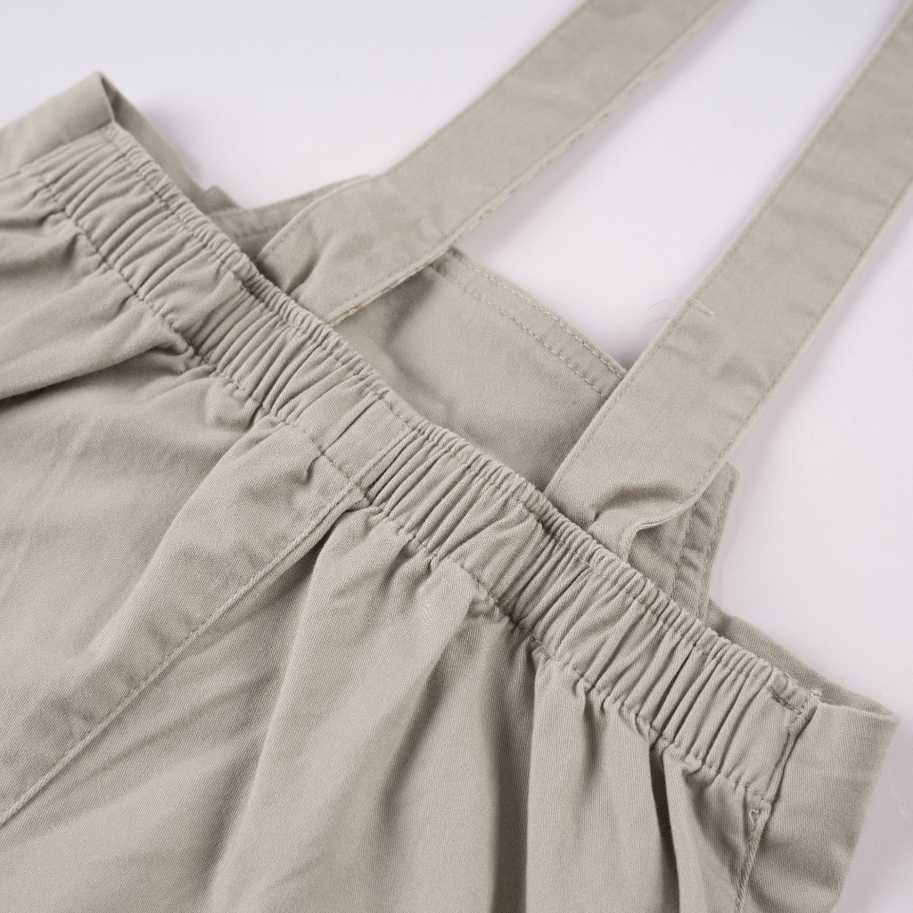 (1Y-5Y) Quần yếm đùi kaki cap chun cho bé - Quần áo BuBaby Kaki BCT433202