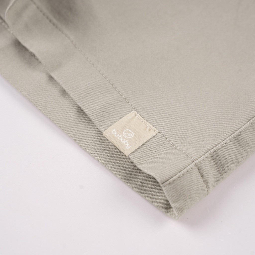 (1Y-5Y) Quần yếm đùi kaki cap chun cho bé - Quần áo BuBaby Kaki BCT433202