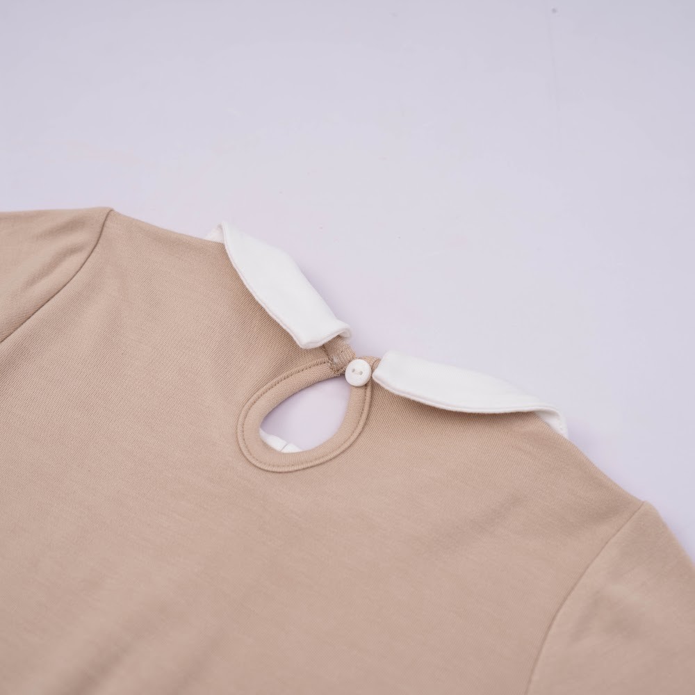 (1M-12M) Body dài tay cổ Peterpan cho bé sợi tre BU Bambus BBB2103FF Bubaby bé trai – Bubaby bé gái – Quần áo Bubaby