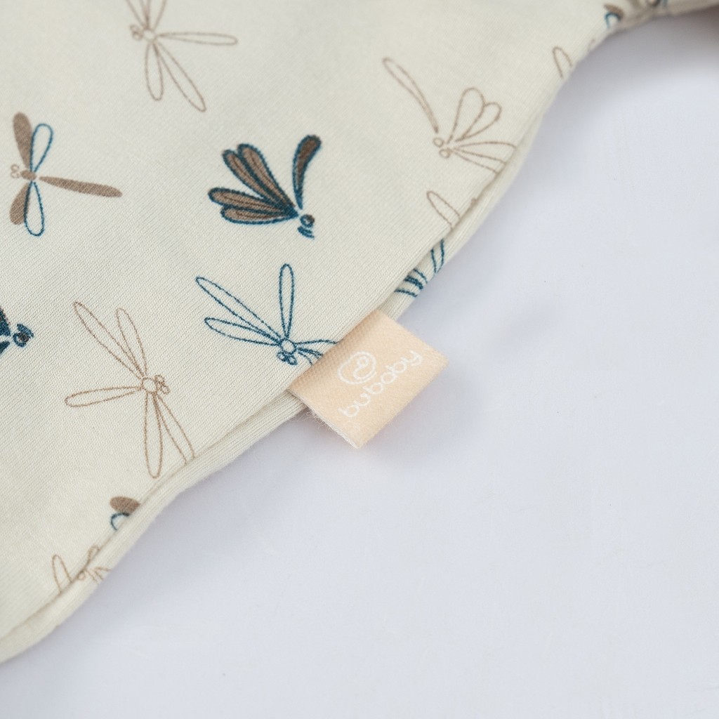 (NB-3M) Bộ đồ liền thân dài tay cài chéo Dona BBB2108DN cho bé sơ sinh  - Bambus | Quần áo BU Baby