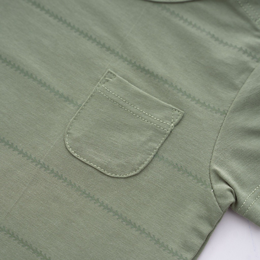 (0M - 12M) Bodychip ngắn tay cài vai Muda cho bé sơ sinh  - Kyomi BBC2301MD | BuBaby sơ sinh