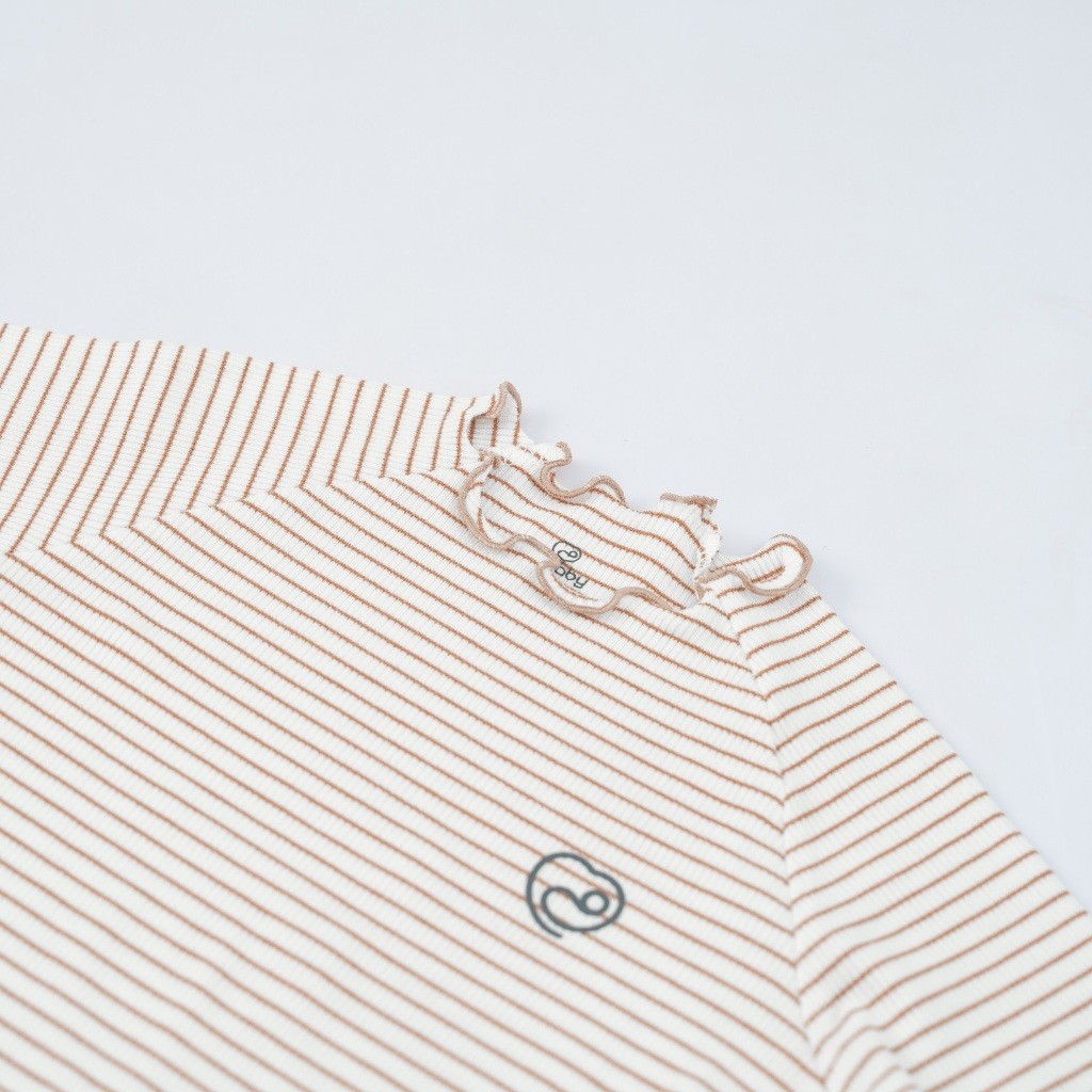 (1Y-5Y) Bộ quần áo dài tay Cổ tròn bèo BSR1104ST Siro Stripy - Bu baby bé trai – Bubaby bé gái – Quần áo Bubaby