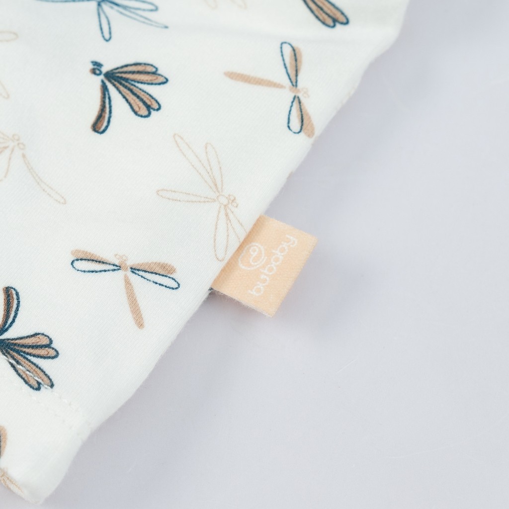 (NB-3M) Bộ quần áo dài tay cài chéo BBB1108TN Túi ngực Dona cho bé sơ sinh - Bambus | Quần áo BU Baby