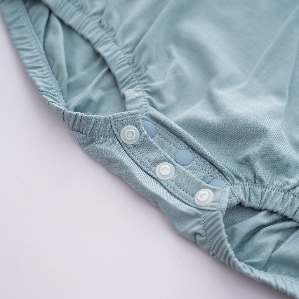 (1M-12M) Bodychip ngắn tay cài vai Muda BBC230104 cho bé sơ sinh - Kyomi | Quần áo BuBaby