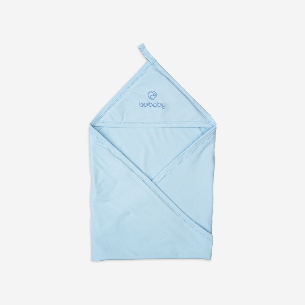 BU Baby Chăn Ủ cho bé chất liệu Sợi Tre Đan Mạch ABC081701 - mềm mịn, thiết kế có mũ ấm áp | Phụ kiện BUbaby chính hãng