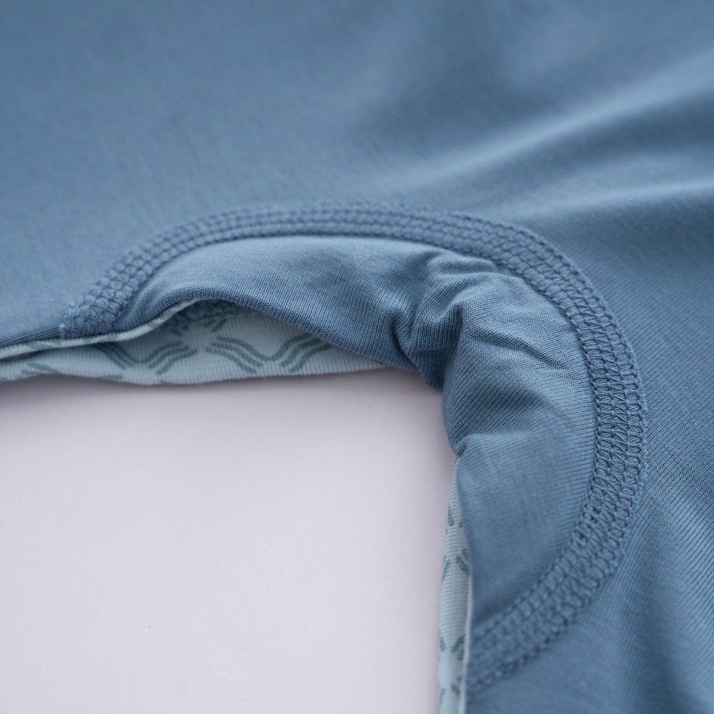 (0-3M) Bộ đồ liền thân dài tay cài giữa Bambus Iconic 2 cho bé sơ sinh - Bambus BBB2102IN | Quần áo BuBaby