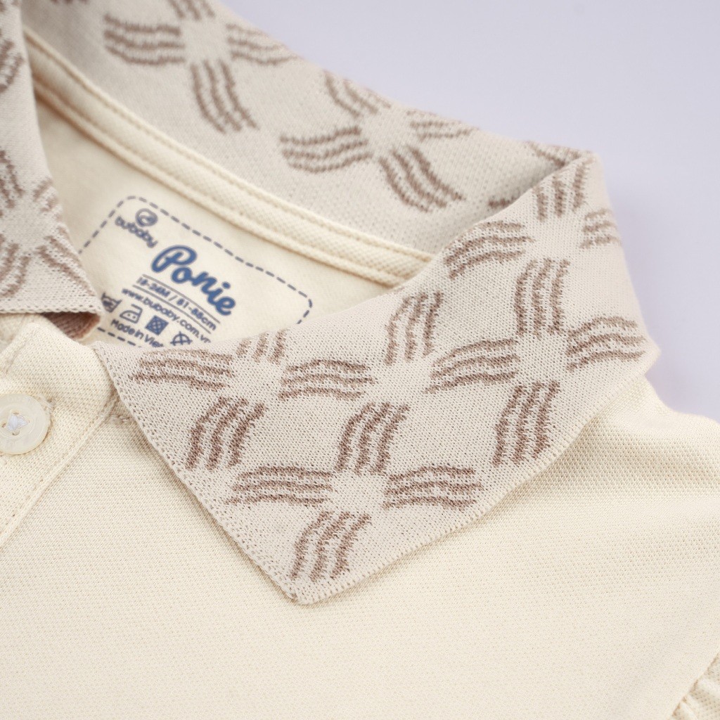 (1Y-5Y) Bộ quần áo bèo tay cổ Polo Ponie cho bé gái - Bu baby bé gái Ponie BPN130309