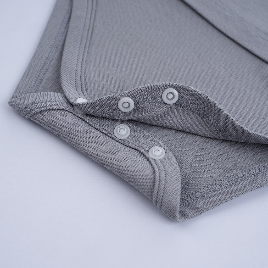 (3M-12M) Bodychip cổ Polo cho bé trai, bé gái sơ sinh - Bu baby sơ sinh Ponie BPN200300