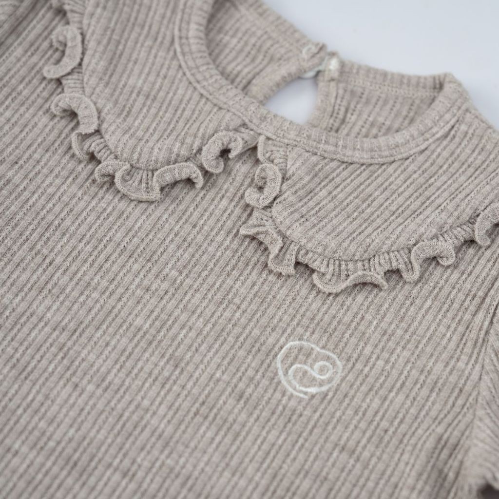 (1Y-5Y) Bộ dài tay bé gái gấu xoè Lennie BWL1155GX | Quần áo BU Baby - Bubaby bé gái